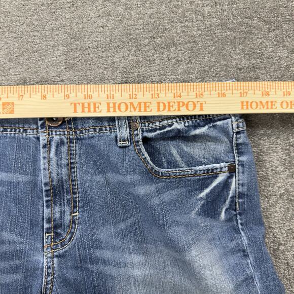 BKE Wendi Bootcut Medium Wash Stretch Denim Jeans Womens 33x29 Classic Fit Y2K - Picture 4 of 9